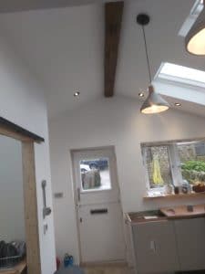 Fake Oak Beams Kitchen
